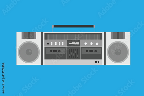 big cassette radio stereo recorder