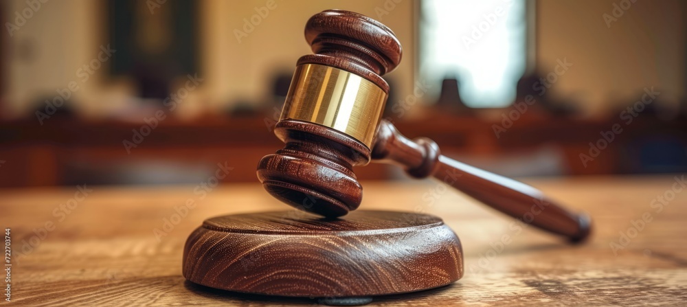 Judge gavel. Law of justice. Generative AI technology. Judge gavel. Law of justice. Generative AI technology.