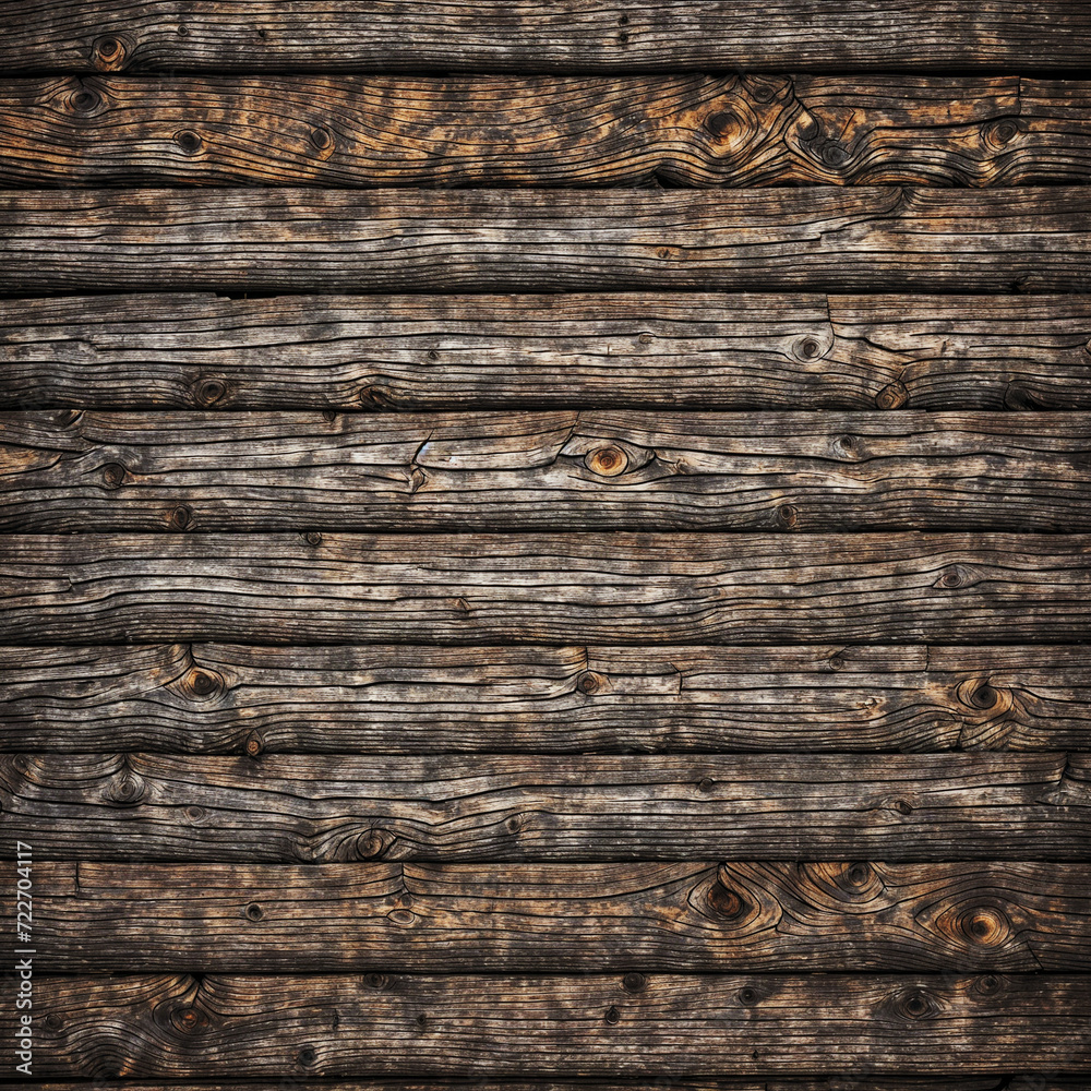 close-up of a wooden surface, with planks of wood. The grain of the wood is visible, and there are some visible knots