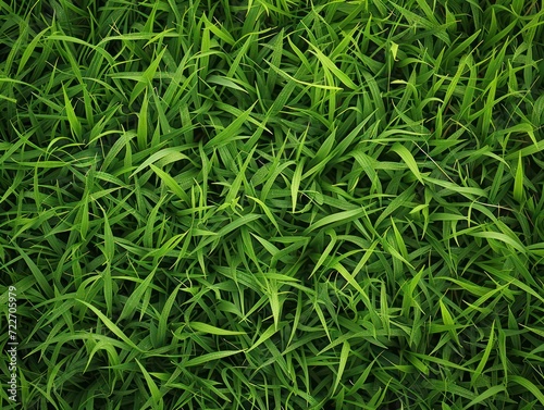 Green grass texture background. Top view of green grass 