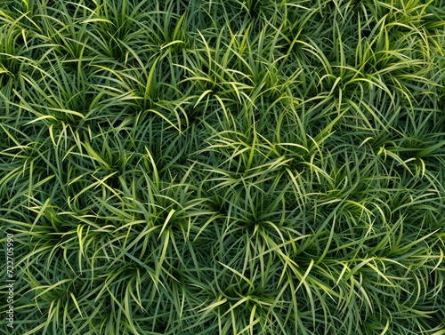 Green grass texture background. Top view of green grass in garden.