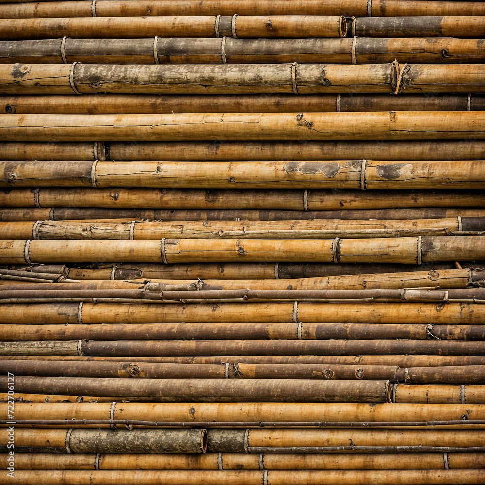 close-up of a bamboo wooden surface, with planks of bamboo. The grain of the wood is visible, and there are some visible knots close-up of a bamboo wooden surface, with planks of bamboo. The grain of the wood is visible, and there are some visible knots