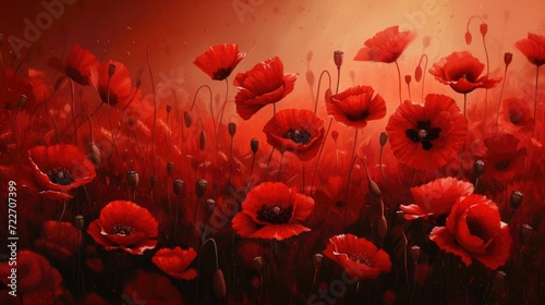 A Poignant Tribute to Remembrance and Hope, Capturing the Beauty and Symbolism of Red Poppies
