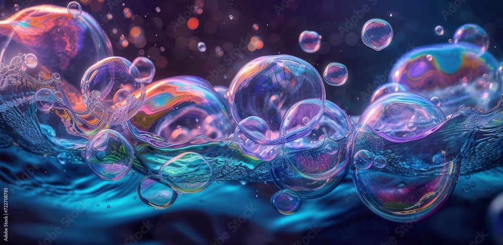 Mesmerizing Underwater Bubbles Dance in Liquid Harmony Mesmerizing Underwater Bubbles Dance in Liquid Harmony