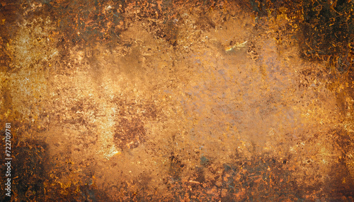 metal old grunge copper bronze rusty texture, gold background effect wallpaper