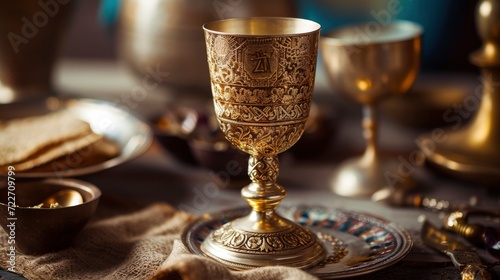 The Eucharistic Feast on a Church Table, Embracing the Spirit of Corpus Christi