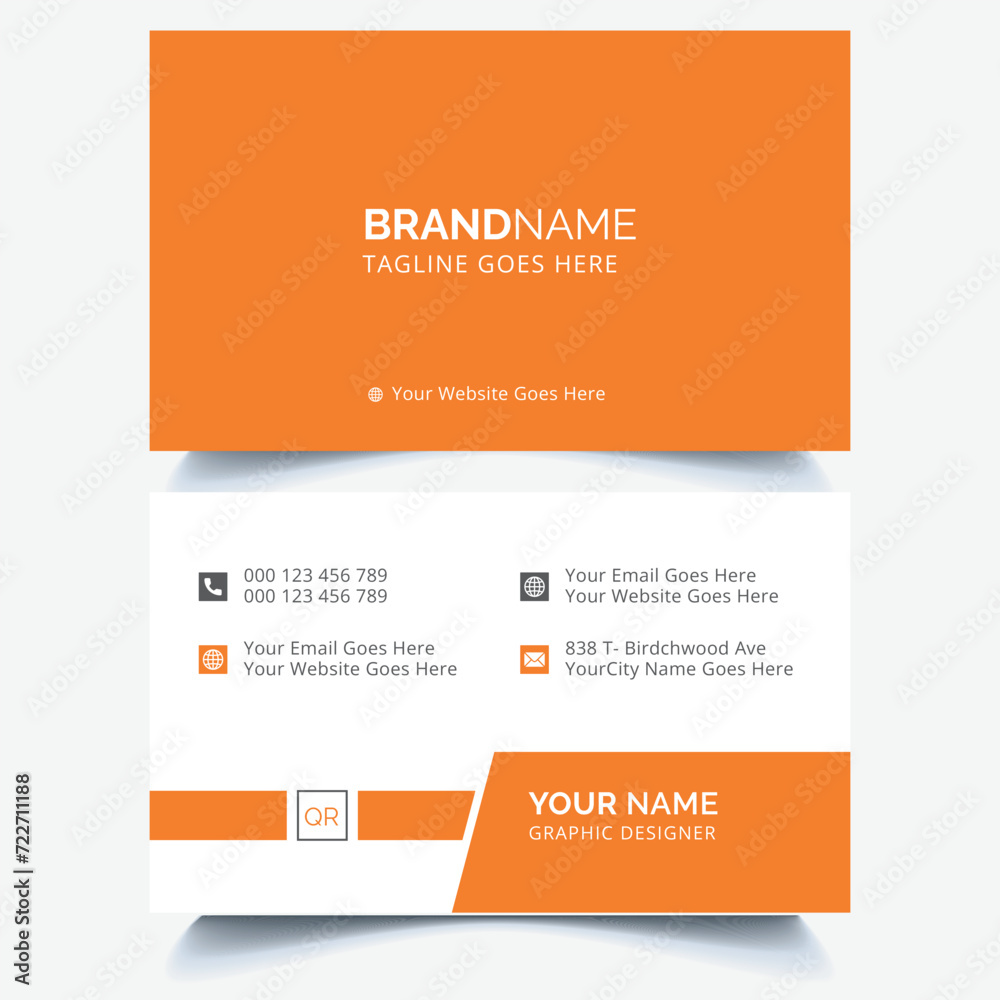 Creative and modern business card template Creative and modern business card template