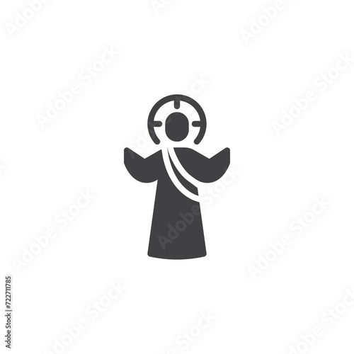 Jesus Christ vector icon