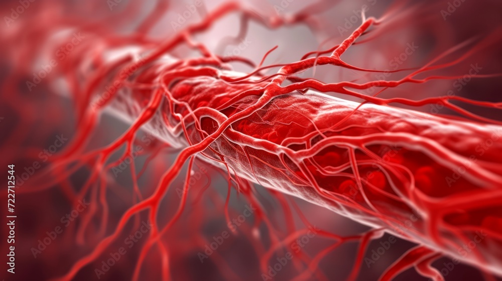 Ilustracja Stock Deep vein thrombosis DVT. A medical condition that