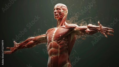 Human Anatomy  Muscles, Bones, and Tendons Revealed in Exquisite Detail photo