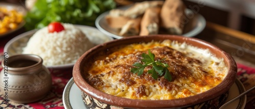 Tave Kosi Albanias Culinary Gem of Baked Lamb and Yogurt Casserole, a Flavorful Delight Loved by Locals and Visitors photo