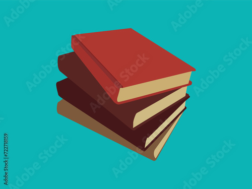 books hard cover color old paper