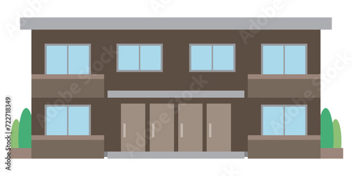 アパートのイラスト