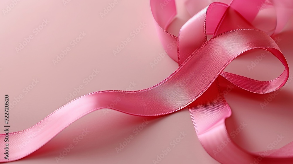 breast cancer awareness pink ribbon, October