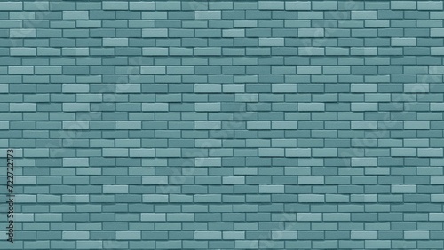 Brick pattern blue wall background