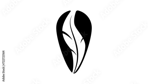 muse logo , black isolated silhouette
