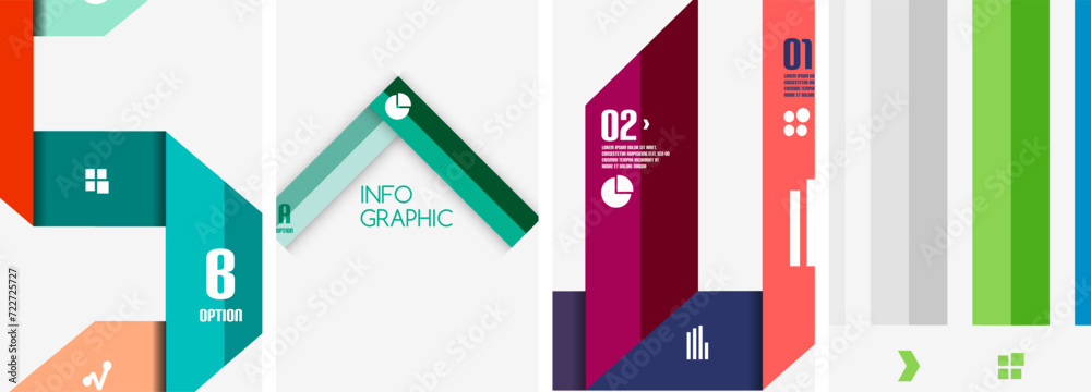 Set of line infographic poster backgrounds. Vector illustration For Wallpaper, Banner, Background, Card, Book Illustration, landing page Set of line infographic poster backgrounds. Vector illustration For Wallpaper, Banner, Background, Card, Book Illustration, landing page