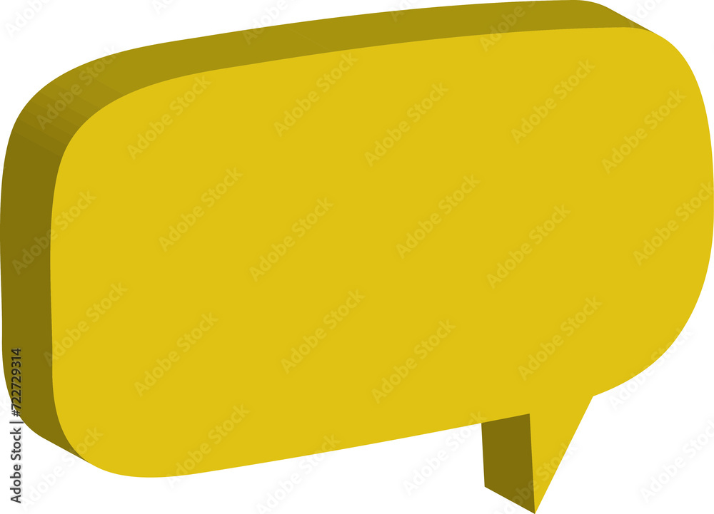 3d speech bubble, message 3d speech bubble, message