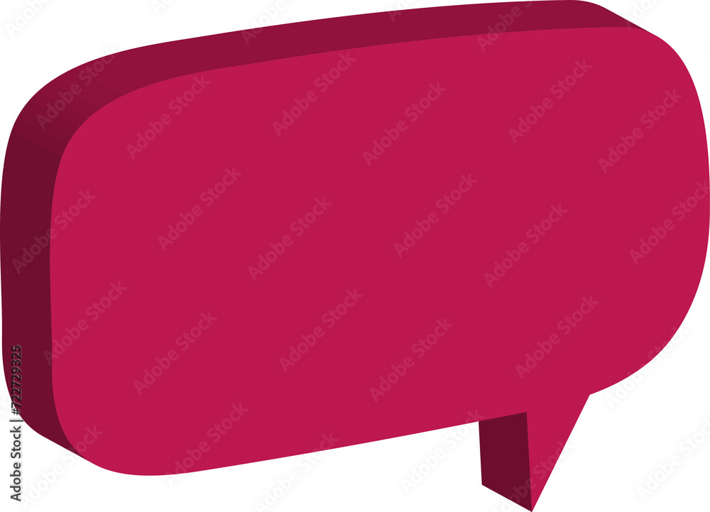 3d speech bubble, message 3d speech bubble, message