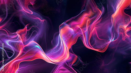  a purple and pink abstract background with a black background and a blue background with a red and pink swirl on the left side of the image.