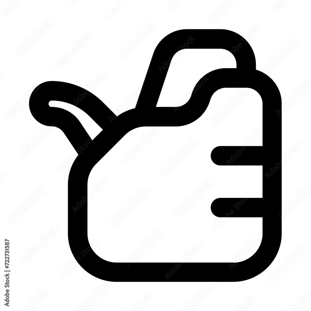 Biodiesel Line Icon Biodiesel Line Icon
