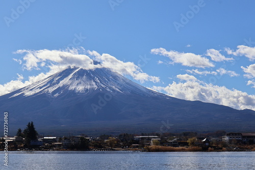 December 1, 2023: Viewing Mount Fuji at Lake Kawaguchi, Japan