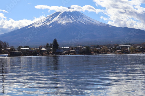 December 1, 2023: Viewing Mount Fuji at Lake Kawaguchi, Japan