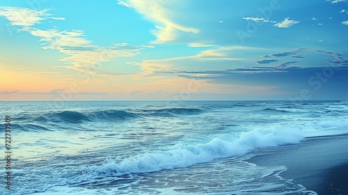 Coastal Reverie: A Serene Seascape © MAY