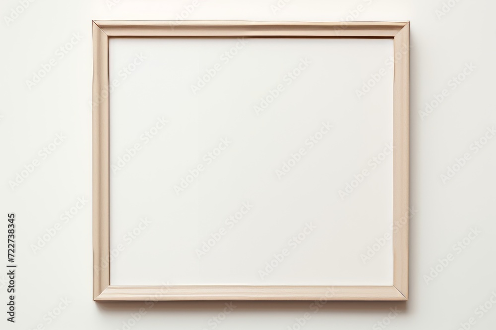 A close-up snapshot reveals a mockup awaiting your creative touch, showcased on a pristine white wall, featuring a warm wood frame that adds a touch of natural elegance. A close-up snapshot reveals a mockup awaiting your creative touch, showcased on a pristine white wall, featuring a warm wood frame that adds a touch of natural elegance.
