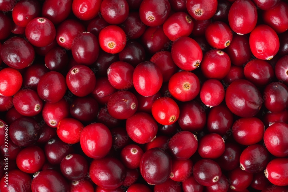 Background of fresh cranberries Background of fresh cranberries