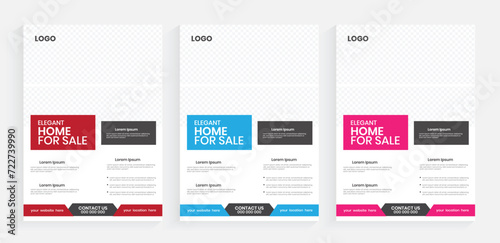 Professional a4 home sale flyer design, corporate real estate flyer template, Rent flyer design, Luxury property sale flyer, leaflet, and handout template.
