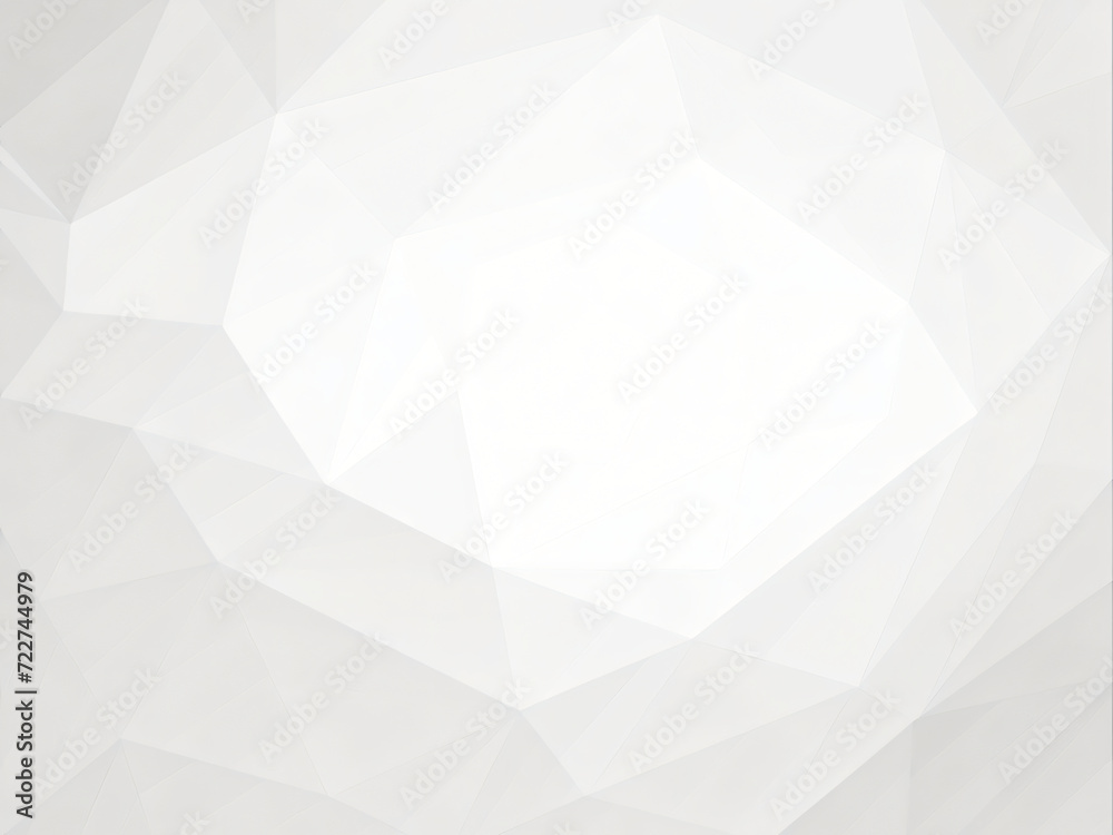 White Geometric Pattern with Crumpled Texture and Gray Tones