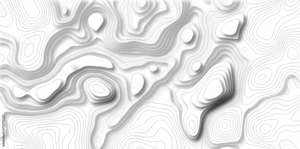 	
Topographic map. Geographic mountain relief. Abstract lines background. Contour maps. Vector illustration, Topo contour map on white background, Topographic contour lines vector map seamless pattern