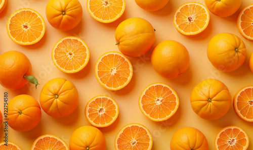  many Fresh gorgeous oranges Wallpaper, fruits background, summer juicy harvest backdrop close up