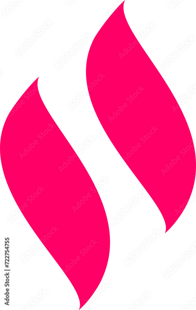 pink abstract logo