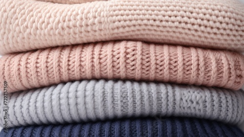Stacked Knit Sweaters, Cozy Fashion and Warmth