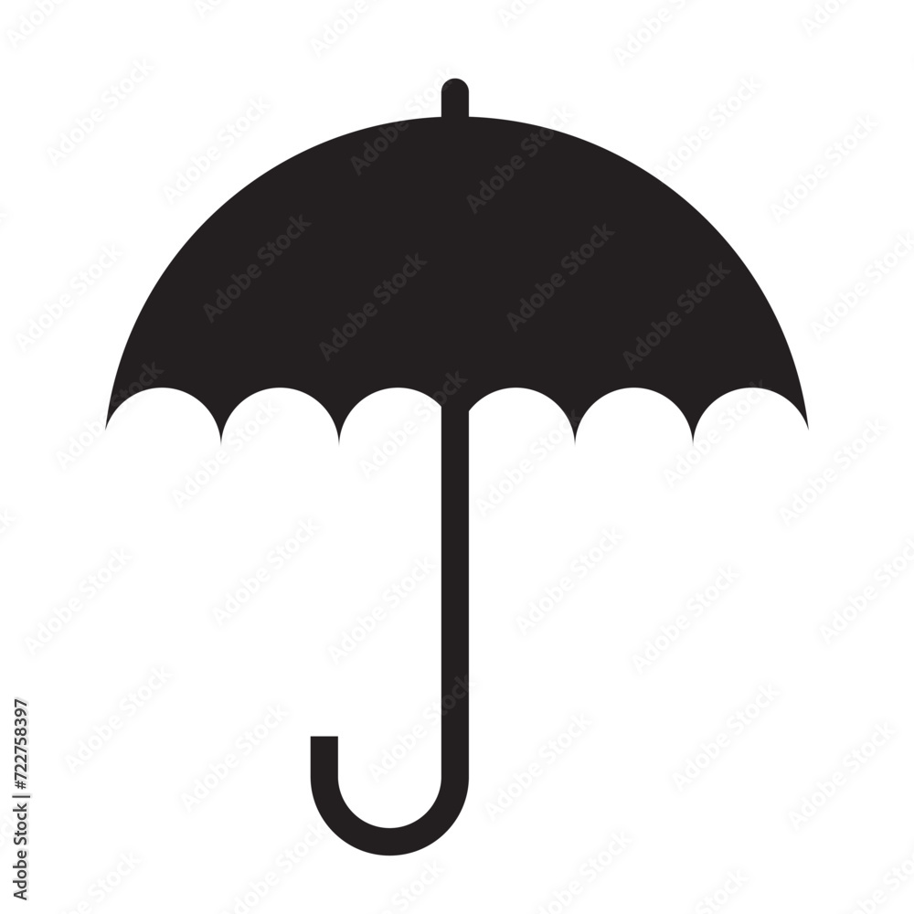 umbrella logo icon. Protection parasol symbol. umbrella logo icon. Protection parasol symbol.