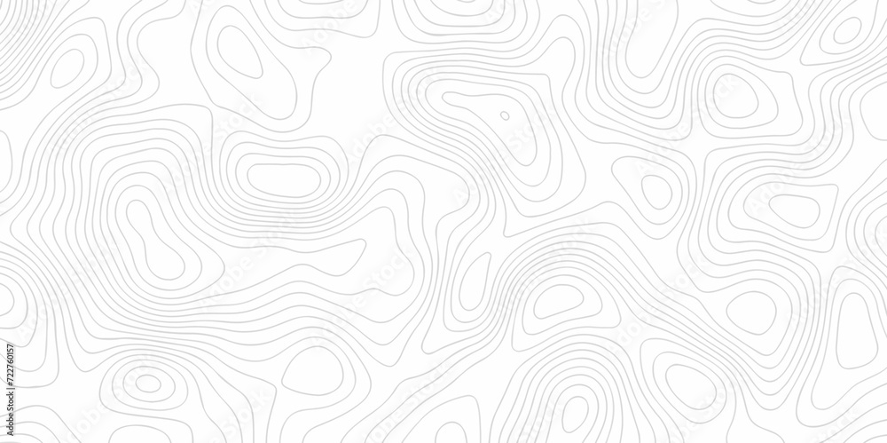 Topographic map. Geographic mountain relief. Abstract lines background. Contour maps. Vector illustration, Topo contour map on white background, Topographic contour lines vector map seamless pattern.