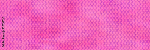 Seamless backdrop of pink pique cloth with a grunge pattern. Vector waffle towels background or sport-style t-shirts with a chaotic texture. Swatch of a textile