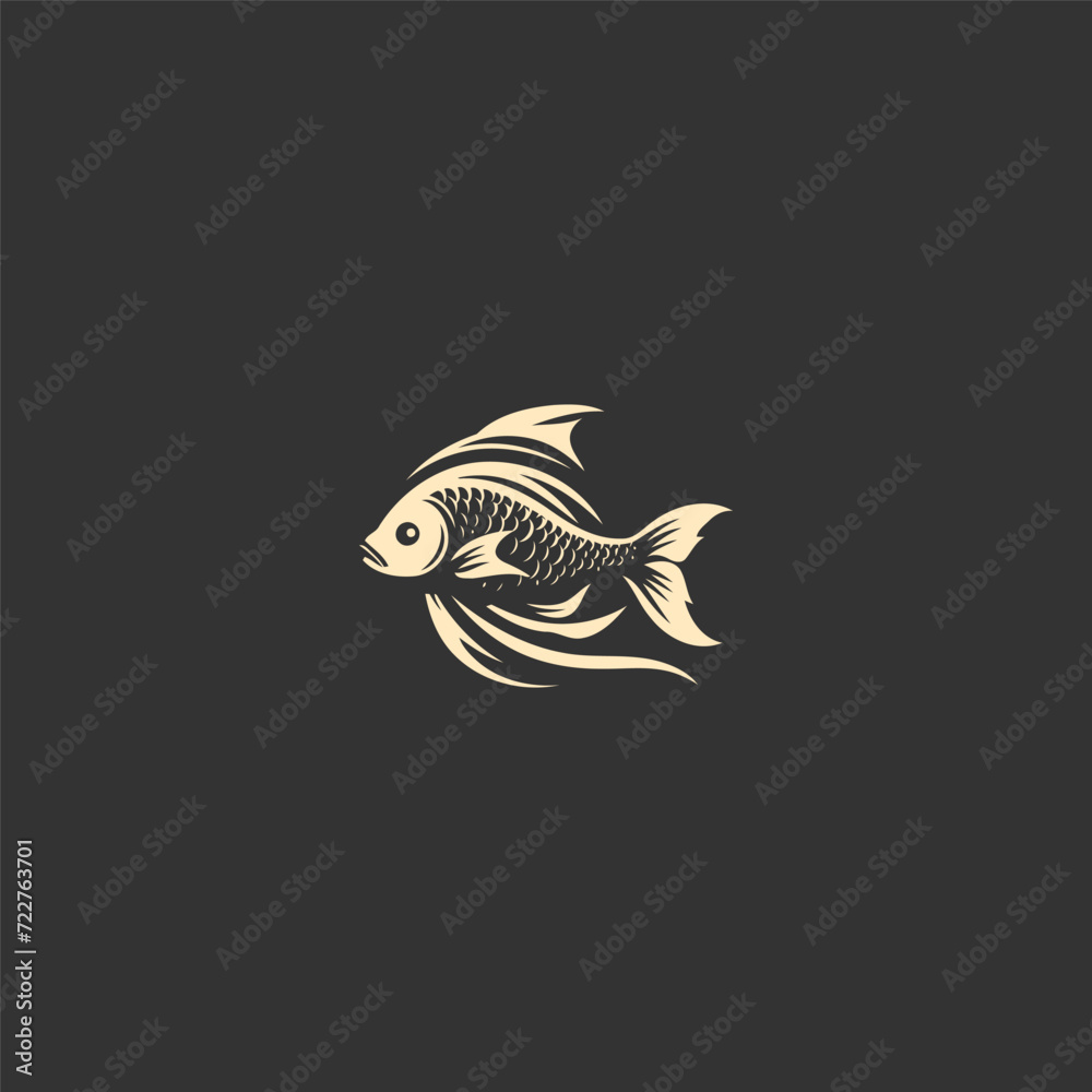 Fish logo design vector template Fish logo design vector template