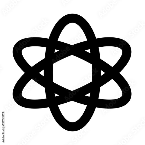 Atom Line Icon photo