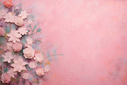 Elegant Floral Display with Soft Pink Hues