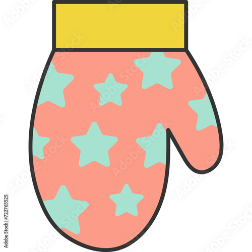 Oven Mitt Illustration