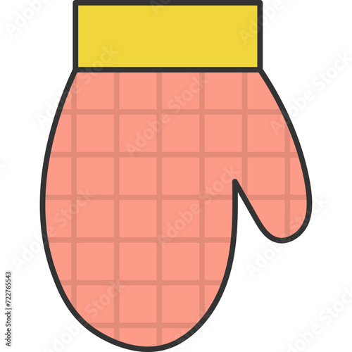 Oven Mitt Illustration