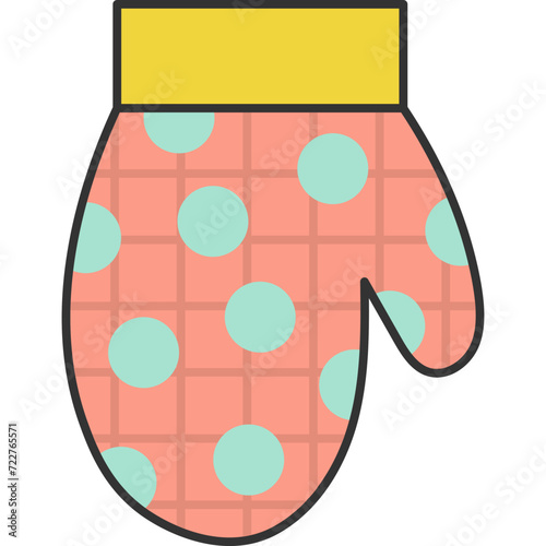 Oven Mitt Illustration