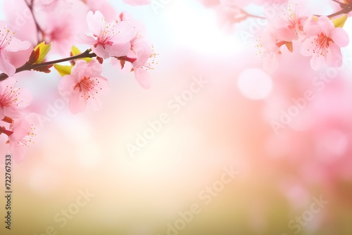 Blossoming Cherry Branches Illuminate Spring Beauty © Fariha