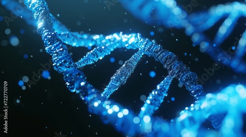 DNA molecule display, Close-up of Short DNA Frame