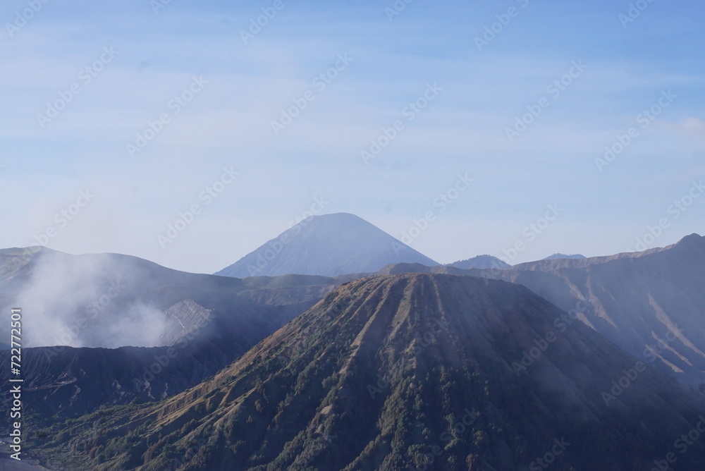 Picture of volcano mountain, Mount Bromo Indonesia