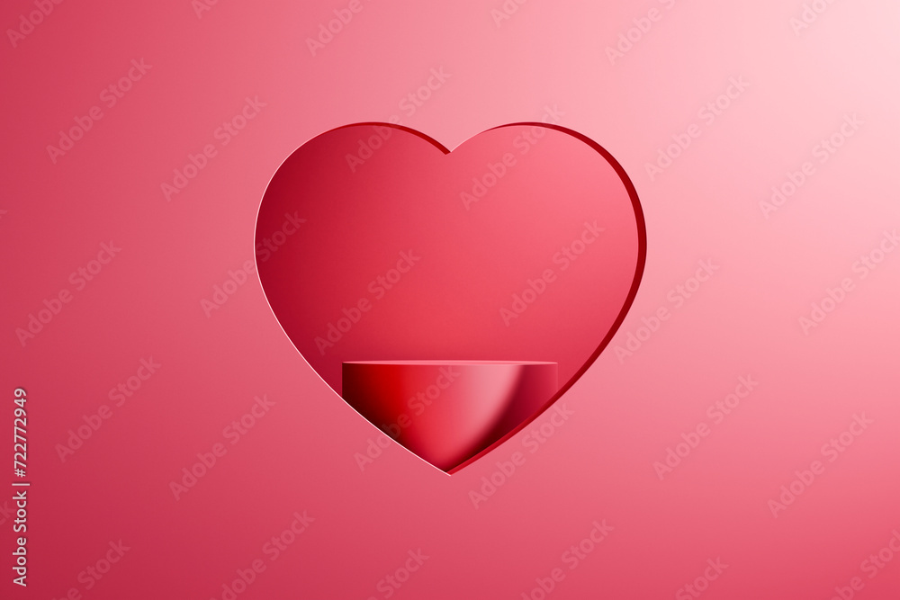 Various heart shapes to convey love with your heart for a happy Valentine's Day.
