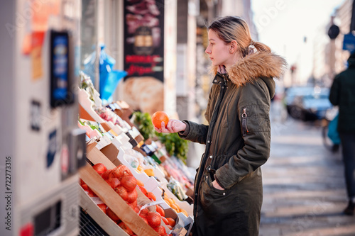Fresh Produce Market Shopping